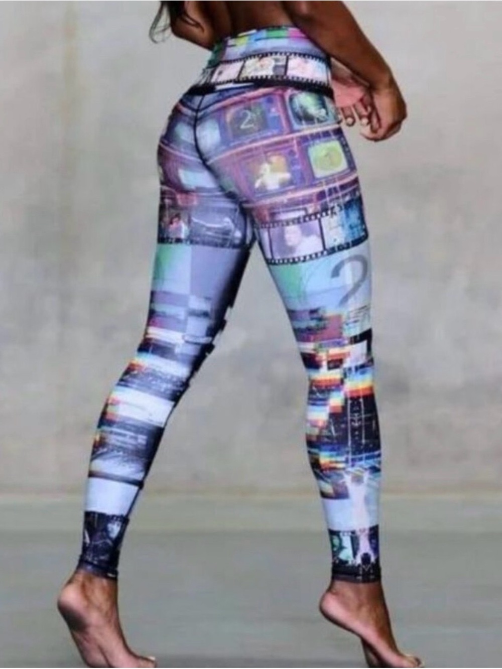 Niyama Sol Multicolor J Lo Print High-Waist Leggings